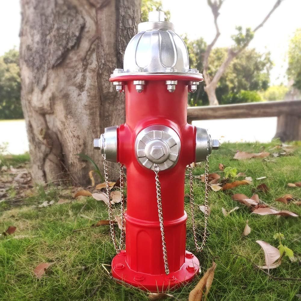 Realistic Dog Fire Hydrant Outdoor Decor and Training Prop
