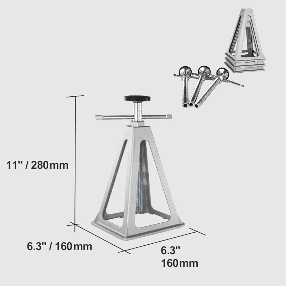 6000lbs RV Leveling Jacks 4 Pack – Adjustable Heavy Duty Support Stabilizer Jacks Set