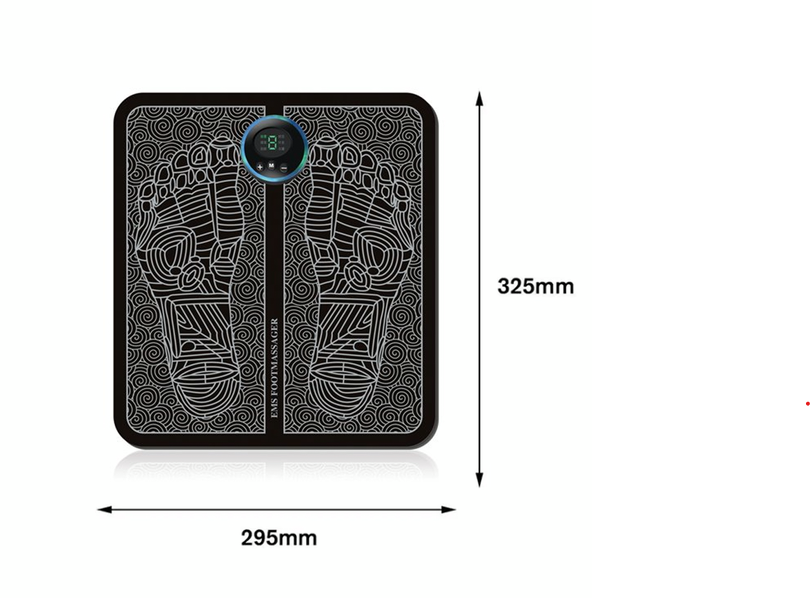 EMS Foot Massage Mat – Electric Acupressure Stimulator for Pain Relief & Relaxation