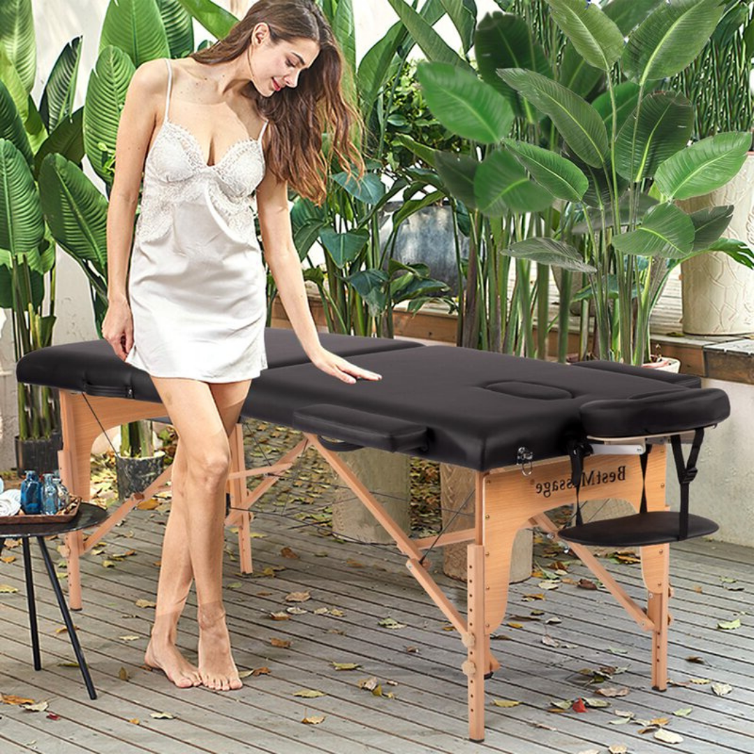 Verstelbare Massagetafel met Gratis Draagtas – Draagbaar & Opvouwbaar Ontwerp