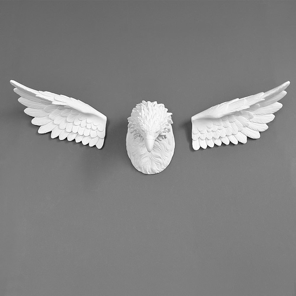 3D Eagle Head Wall Statue