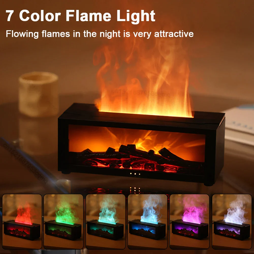 Air Humidifier and Air Purifier with Aromatherapy Flame Effect | Ventayo