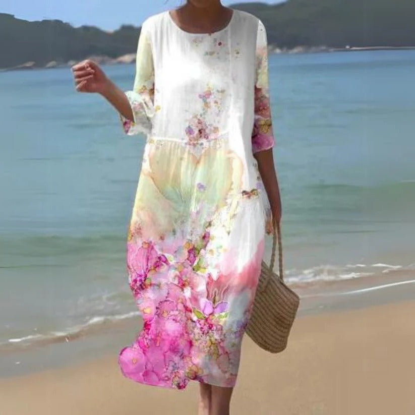 A-Line Midi Dress