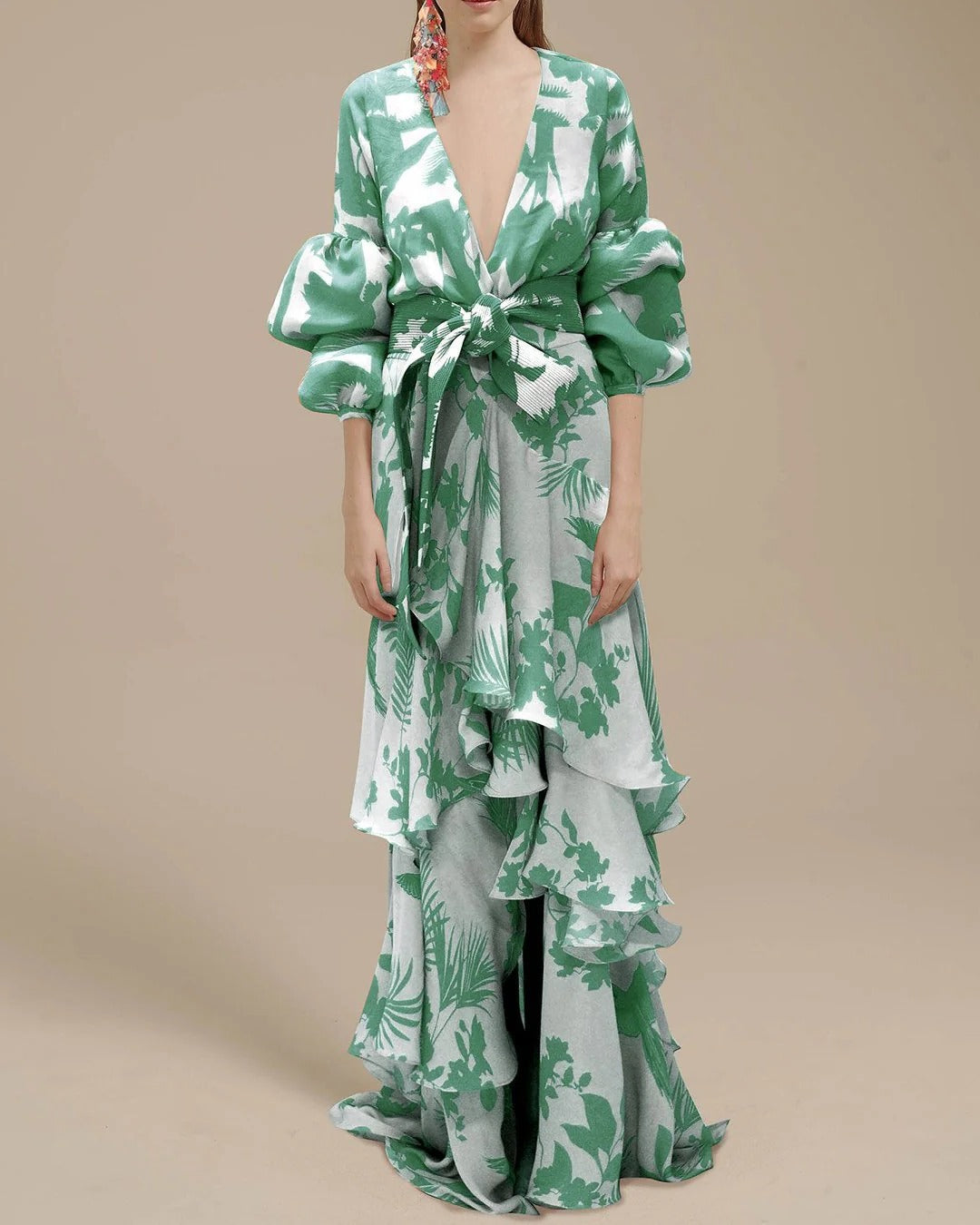 Airy V-Neck Summer Dress