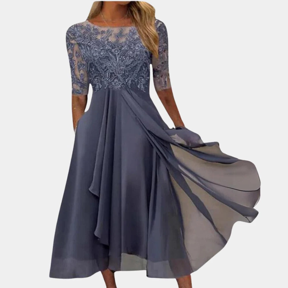 Women’s Lace Dress with Summer Design