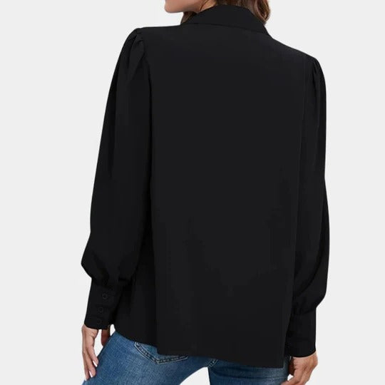 Damers långärmade blus