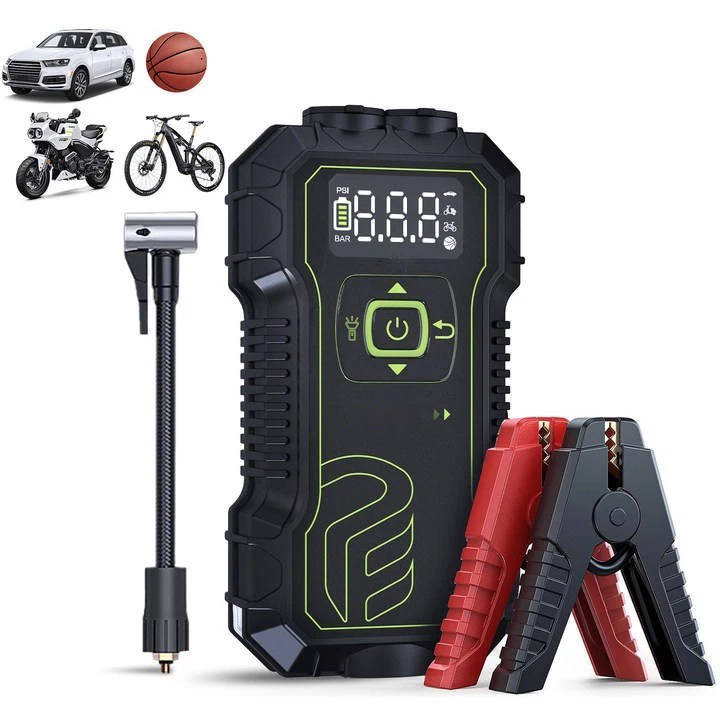 Car Jump Starter 10000mAh with Air Compressor