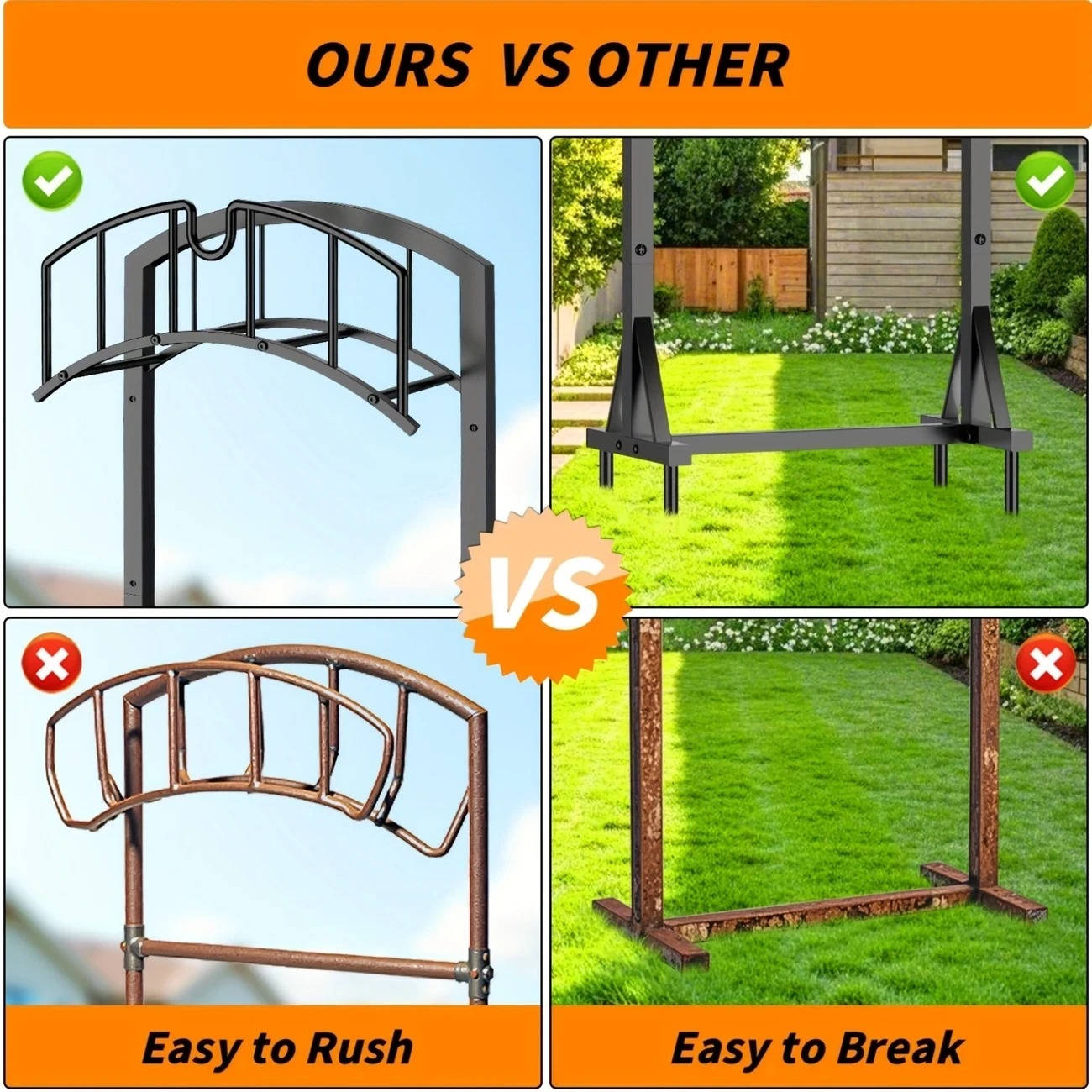 Garden Hose Holder Holds 151 feet Hose, Heavy Duty