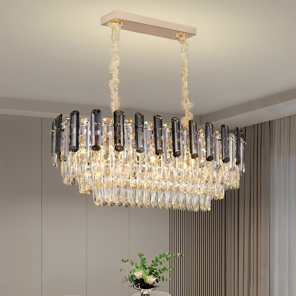 Modern Round Luxury Crystal Ceiling Lights