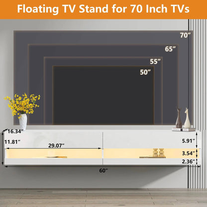 Soporte flotante para TV