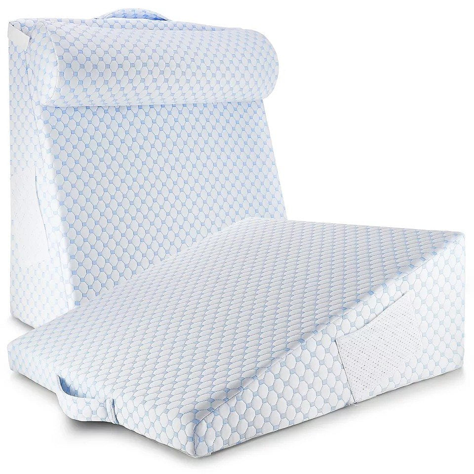 Adjustable Memory Foam Wedge Pillow with Cooling