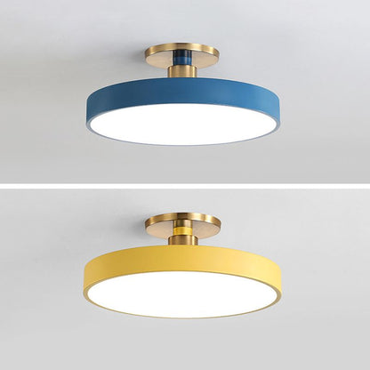 Nordic Minimalist Round Flush Mount Ceiling Light