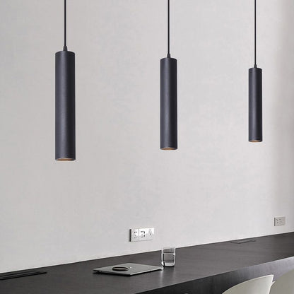 Cylinder Shape Linear Pendant Light