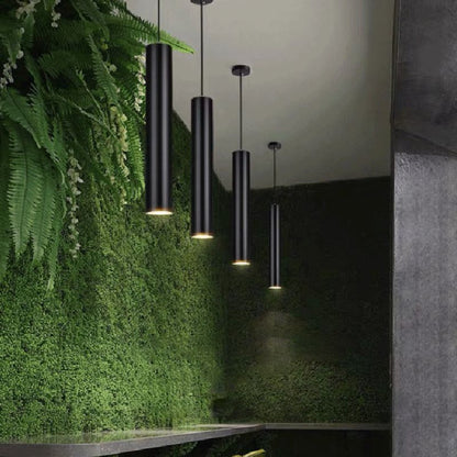 Cylinder Shape Linear Pendant Light