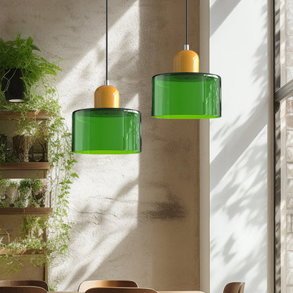 Bauhaus Small Glass Pendant Light