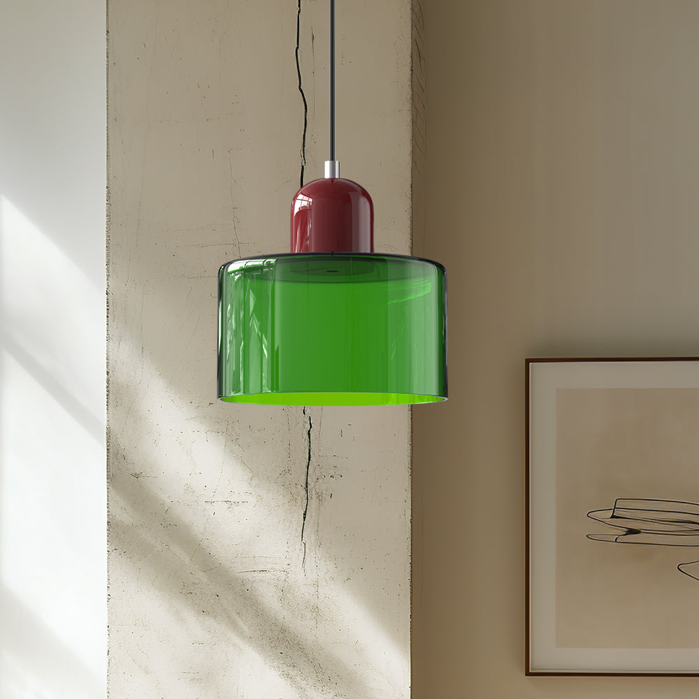 Bauhaus Small Glass Pendant Light