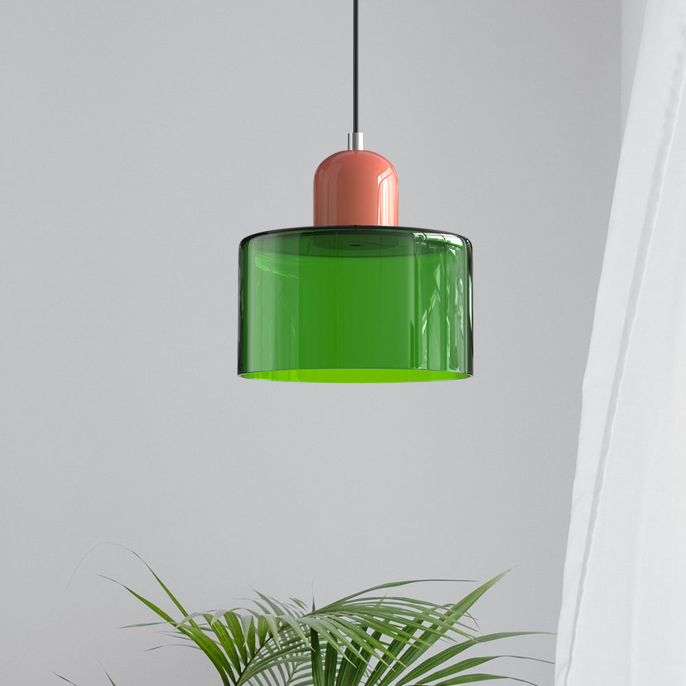 Bauhaus Small Glass Pendant Light