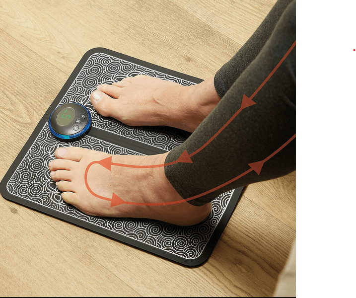 EMS Foot Massage Mat – Electric Acupressure Stimulator for Pain Relief & Relaxation