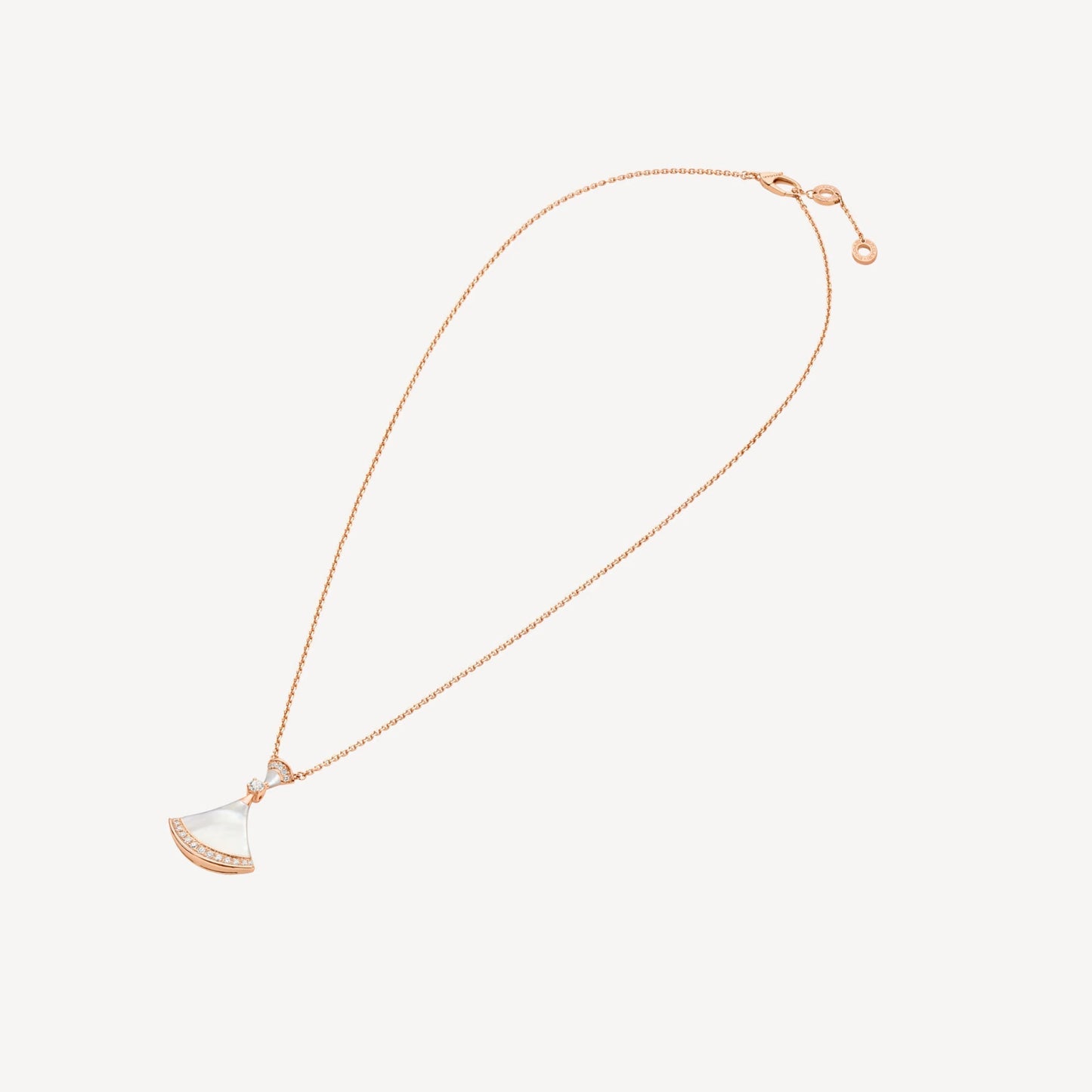 Divas’ Dream Ketting, 925 Zilver, 18K Goud Verguld, Cubic Zircon Pave