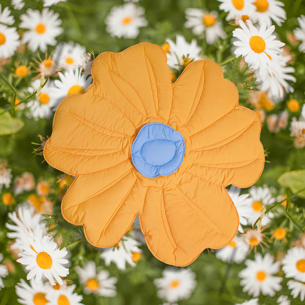 XL bloemvormige menselijk mat honden deken