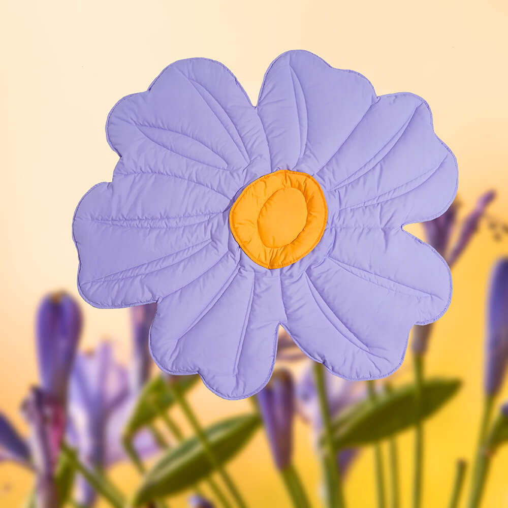 XL bloemvormige menselijk mat honden deken