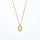 Natural Moonstone Necklace, 925 Silver, 18K Gold Plated