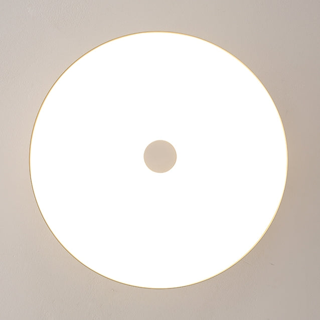 Contemporary Metal Semi-Flush Mount LED Ceiling Light