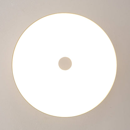 Contemporary Metal Semi-Flush Mount LED Ceiling Light