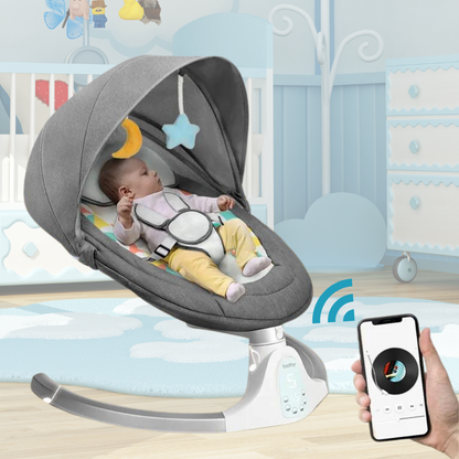 Ultimate 2-in-1 Baby Swing and Rocker – Infant Soothing Chair for Naps & Play