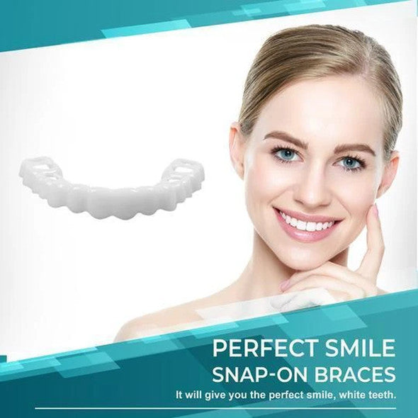 Instant Smile Veneers – Upper & Lower Clip-On Dental Veneer Set