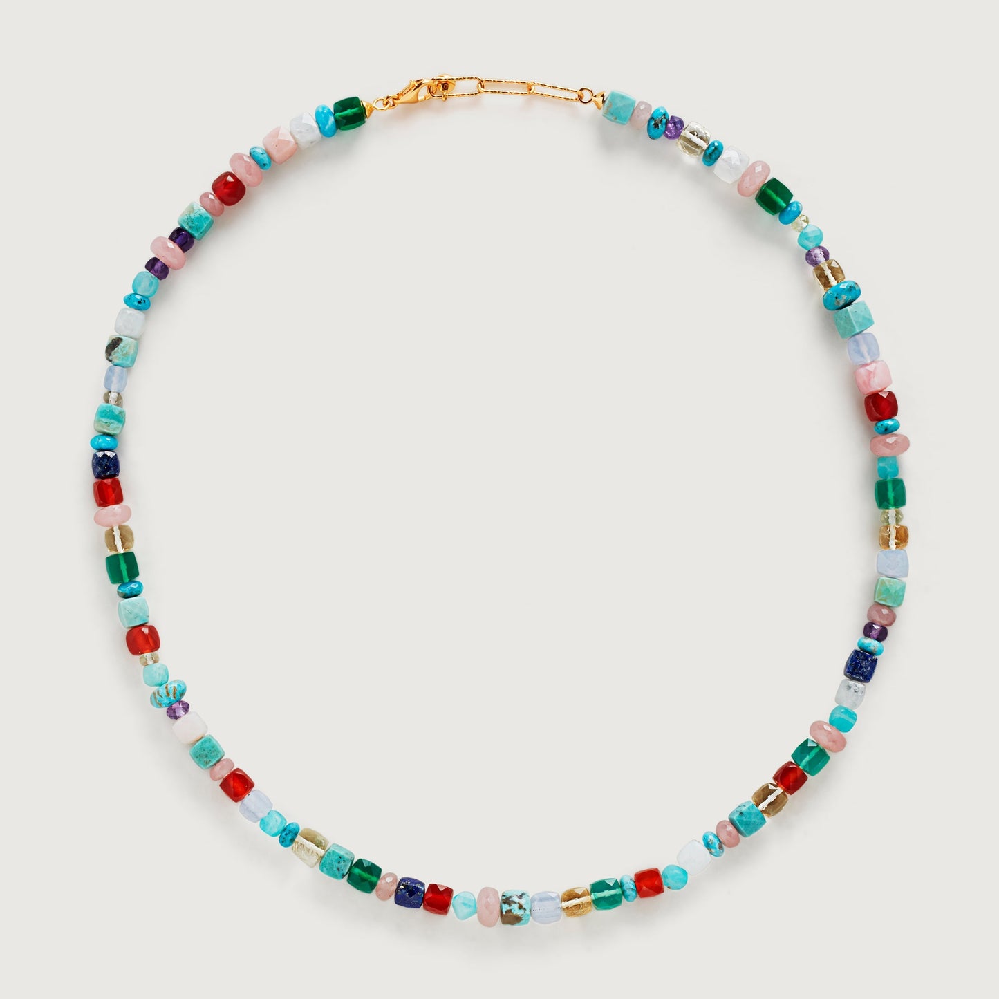 Natural Gemstone Beaded Necklace