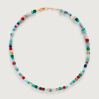 Natural Gemstone Beaded Necklace