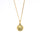 Natural Grape Stone Long Necklace, 925 Silver, 18K Gold Plated