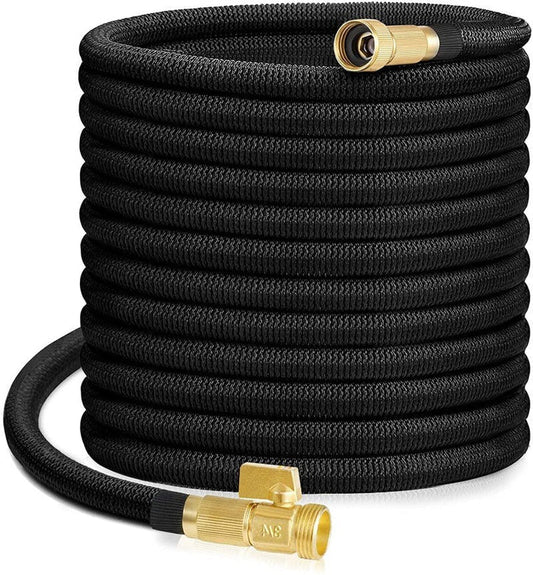 Expandable Garden Hose – Heavy Duty Flexible Water Hose with Nozzle