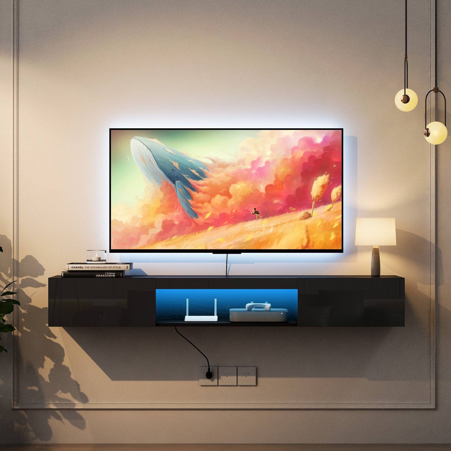 Soporte flotante para TV