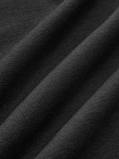 2 in 1 Mock Neck Jersey Top