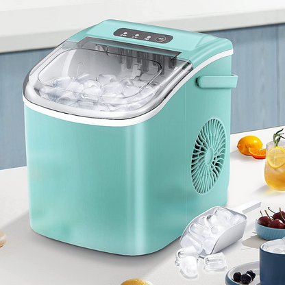 Máquina portátil para hacer cubitos de hielo nugget de gran capacidad para encimera