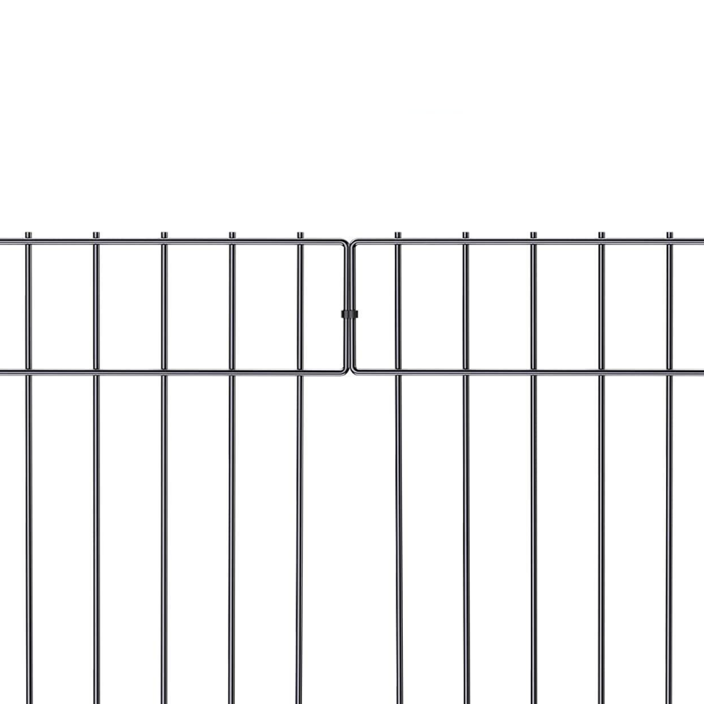 Heavy Duty Outdoor Garden Mounted Metal Dog Barrier Fence