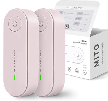 Ultrasonic Pest Repeller Plug-In – Pack of 2 Indoor Mosquito & Insect Repellent Devices