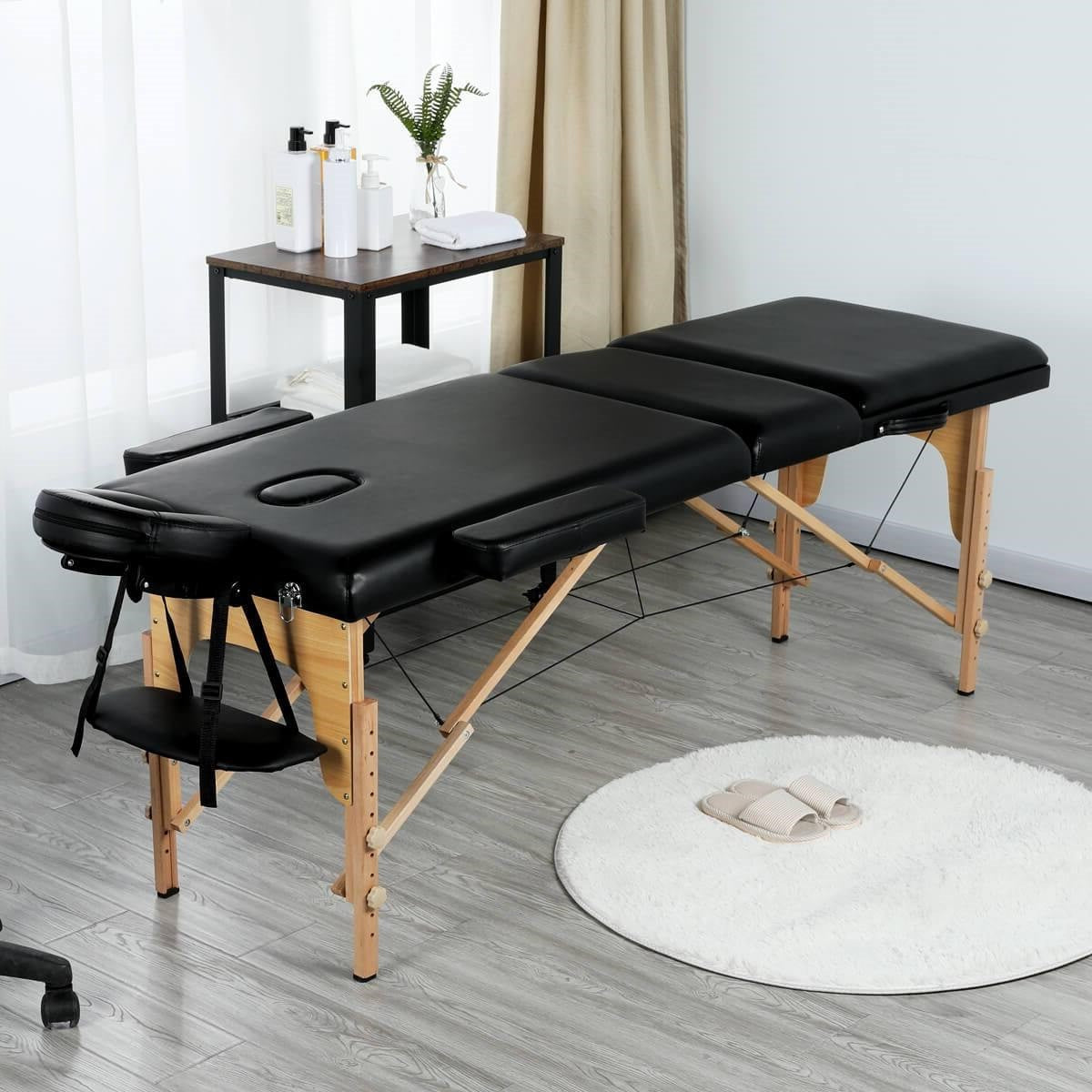 3-Fold Massage Table 84" – Professional Adjustable Spa Bed, Portable Design