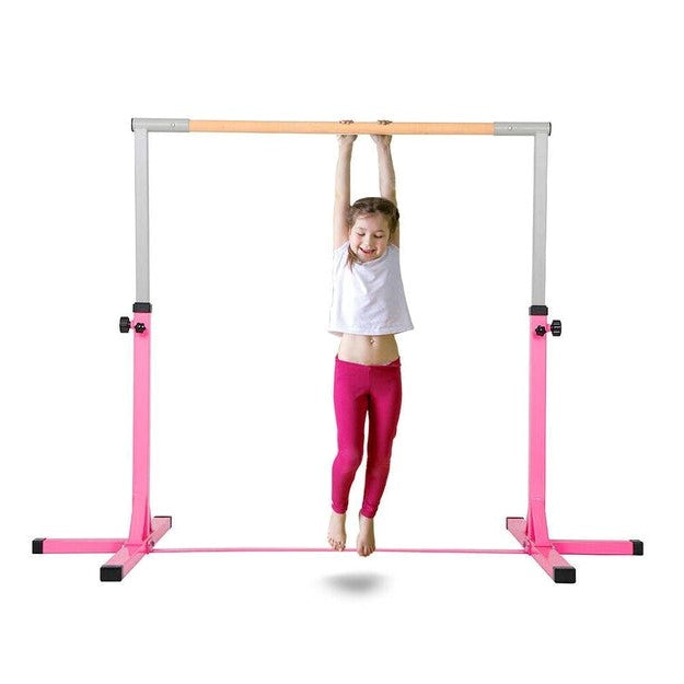 Training Gymnastics Bar – Home Horizontal Bar with Adjustable Height Settings
