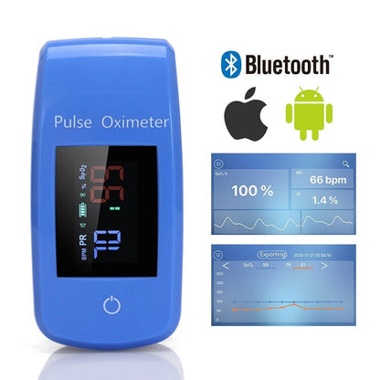 Finger Blood Pressure Pulse Oximeter & Heart Rate Monitor