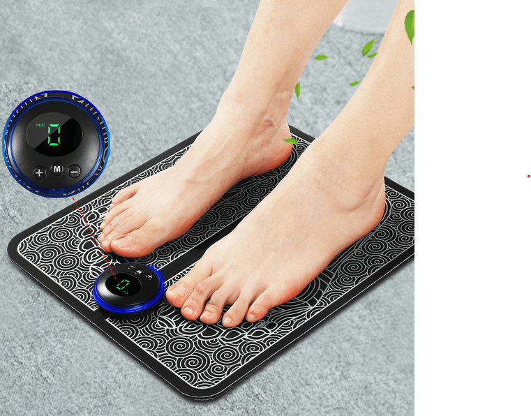 EMS Foot Massage Mat – Electric Acupressure Stimulator for Pain Relief & Relaxation