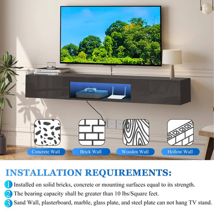 Soporte flotante para TV