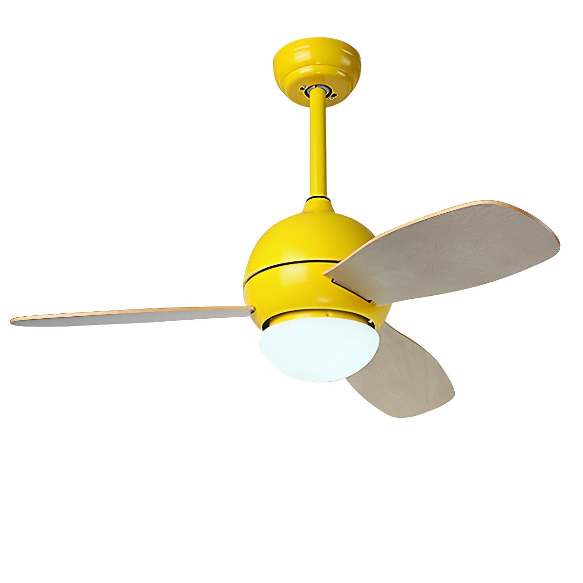 Nordic Minimalist LED Ceiling Paddle Fan with Remote Control Adjustable Wind Speed Fan