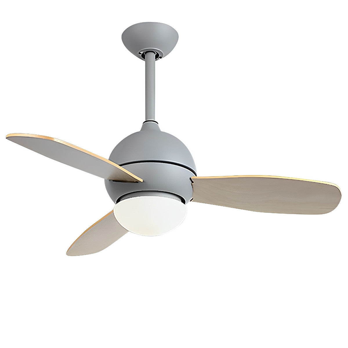 Nordic Minimalist LED Ceiling Paddle Fan with Remote Control Adjustable Wind Speed Fan