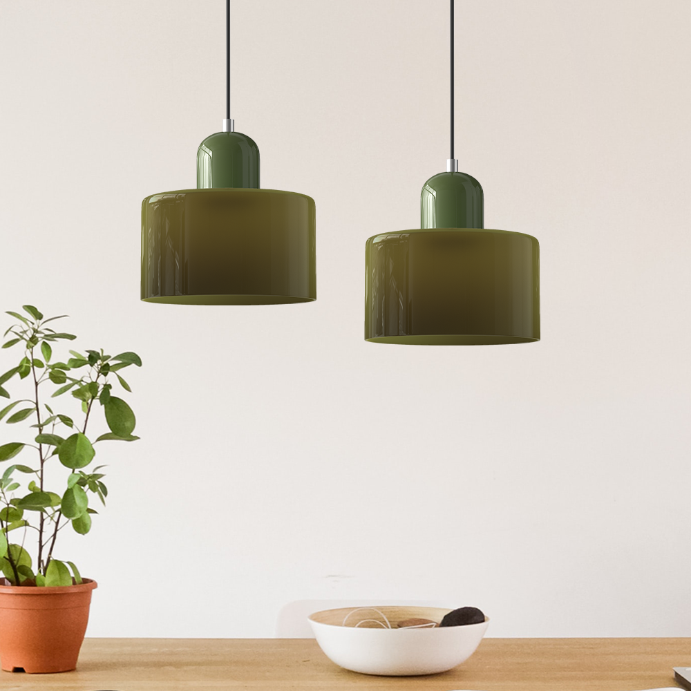 Bauhaus Small Glass Pendant Light
