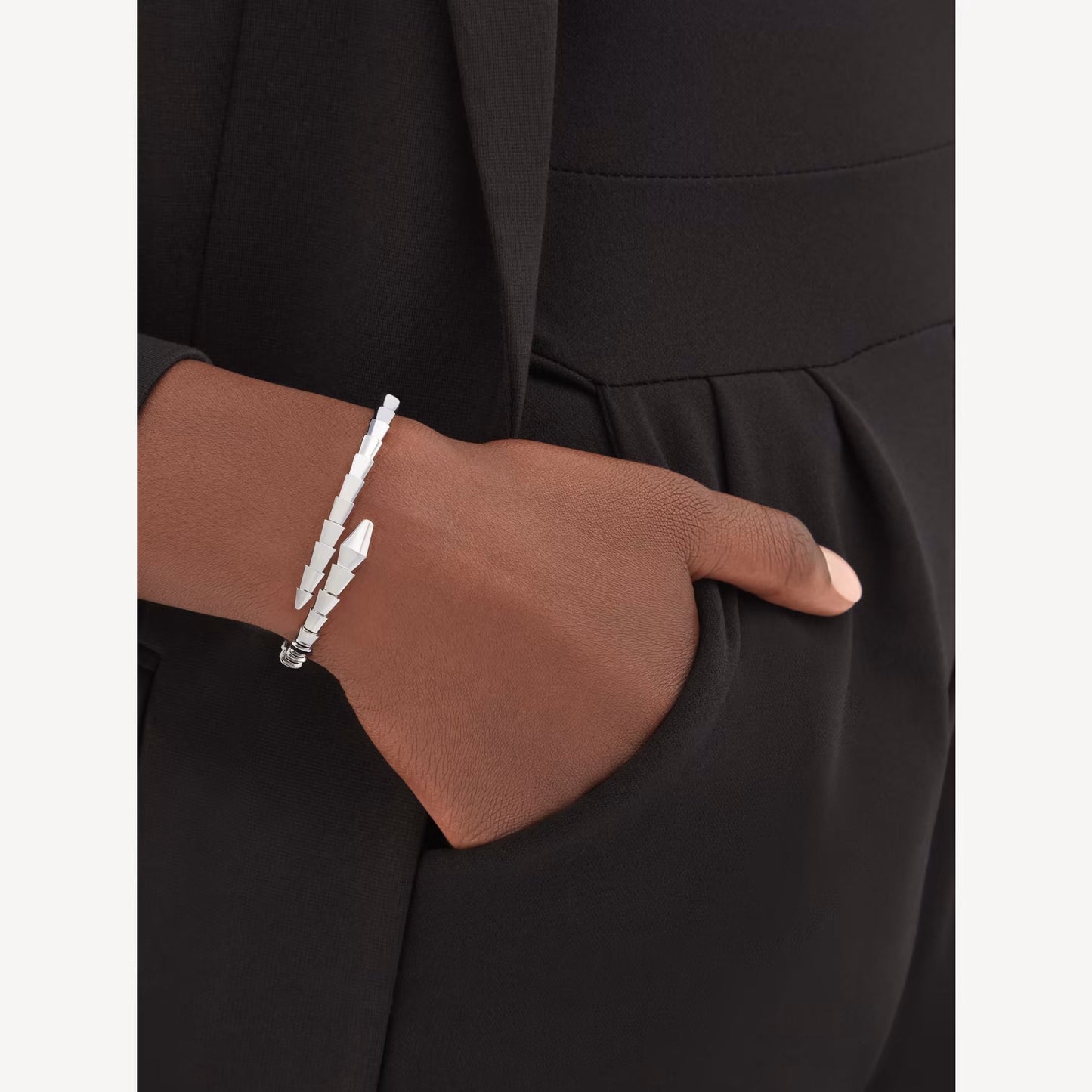 Serpenti Bracelet – 18k White Gold Plated