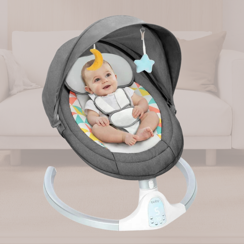 Ultimate 2-in-1 Baby Swing and Rocker – Infant Soothing Chair for Naps & Play