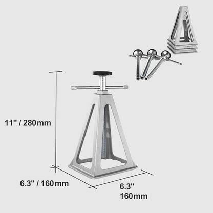 6000lbs RV Leveling Jacks 4 Pack – Adjustable Heavy Duty Support Stabilizer Jacks Set
